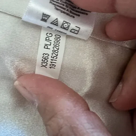 Coldwater Creek Women Ivory Hooded Long Vest Jacket Petite Large Water Repellent - Picture 12 of 13